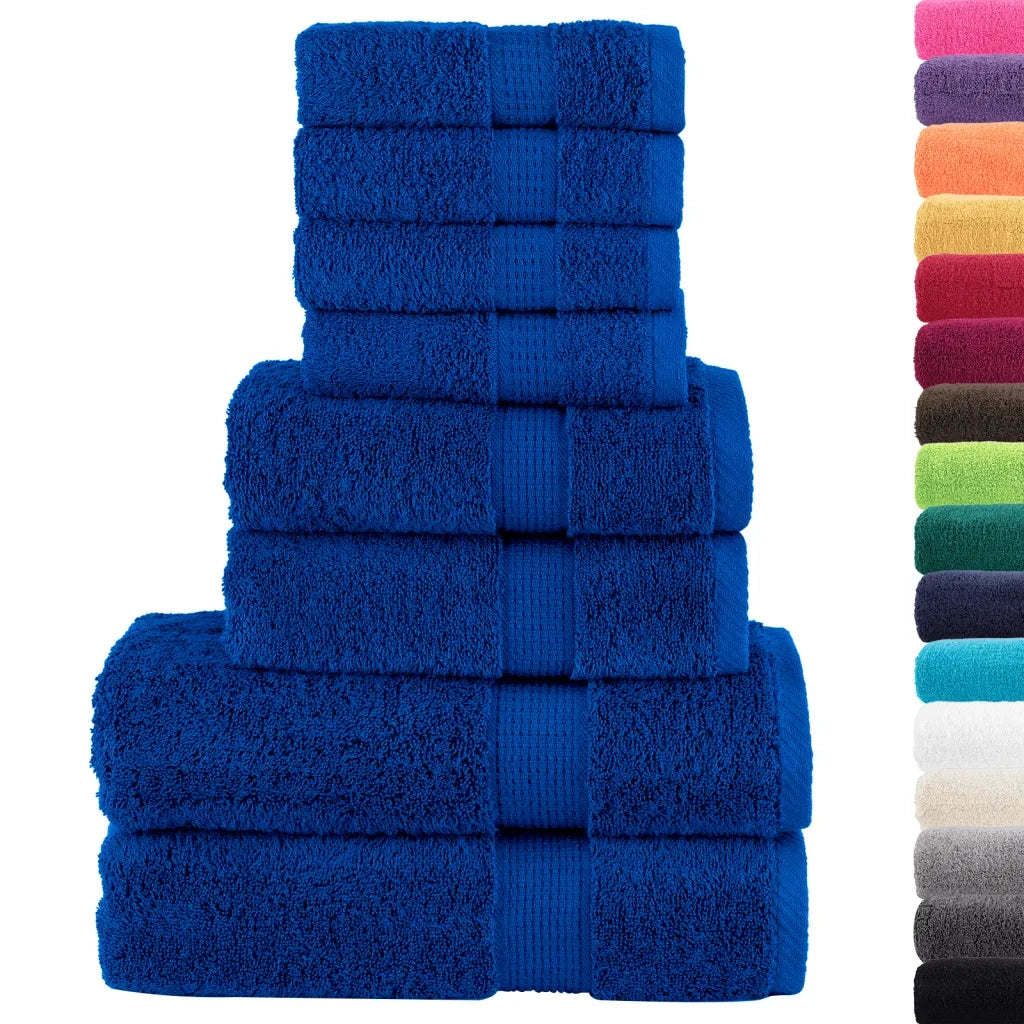 Set ASciugamani SOLUND 8 pz Blu 600 gsm 137538