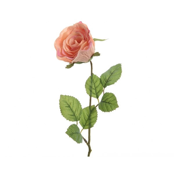 ROSA DECORATIVA PESCA H45CM