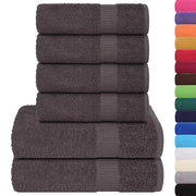 Set di asciugamani 6 pezzi FROGN Antracite 360 g/m² 137079