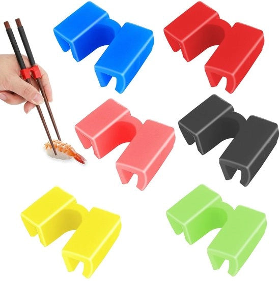 Set di Spiedini per la Cucina - Utensile di Aiuto - Spiedini Riciclabili - Per Bambini/Adulti - Materiale PE - 6 Pezzi - Adatto per Principianti - Supporto per Spiedini