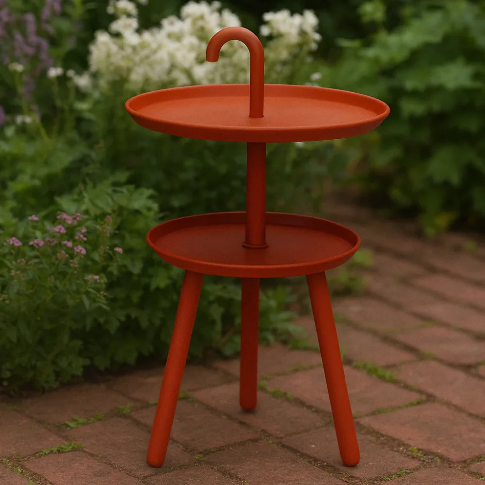 Tavolino da esterno Hook Arancione Ø.41cm x H. 55cm