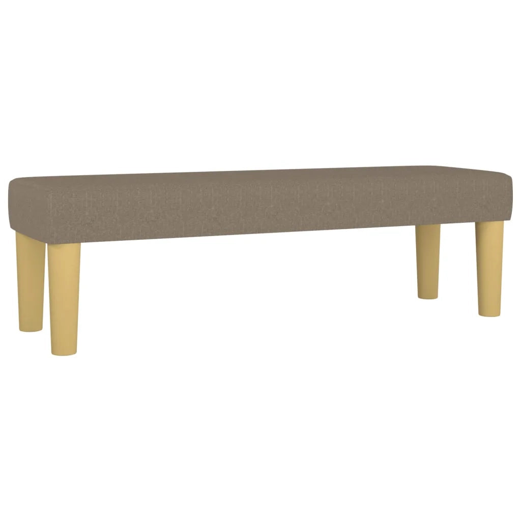 Giroletto a Molle con Materasso Tortora 200x200 cm in Tessuto 3137505