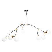 Lampada Da Soffitto Black Mat APP1673-8CP