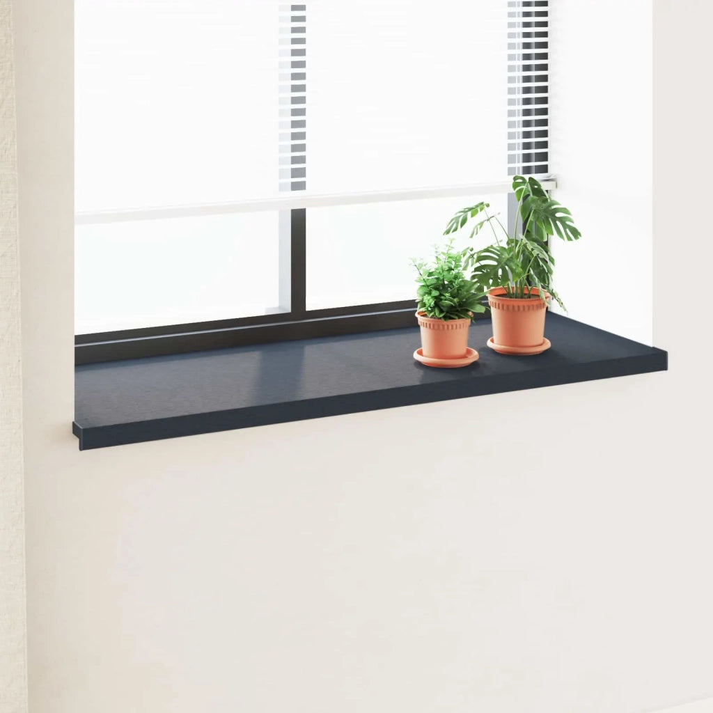 Soglia della Finestra Antracite con Venature del Legno PVC 42046989