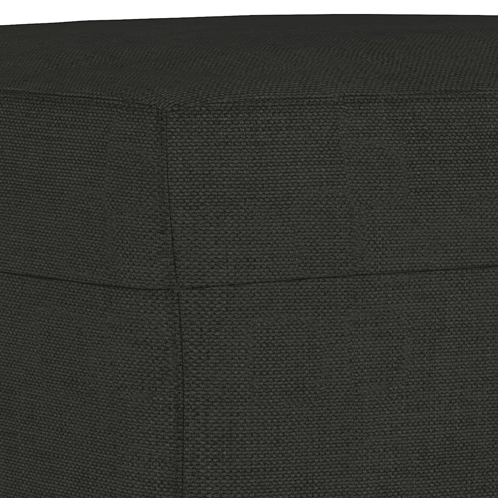Panca Nera 100x35x41 cm in Tessuto 349455