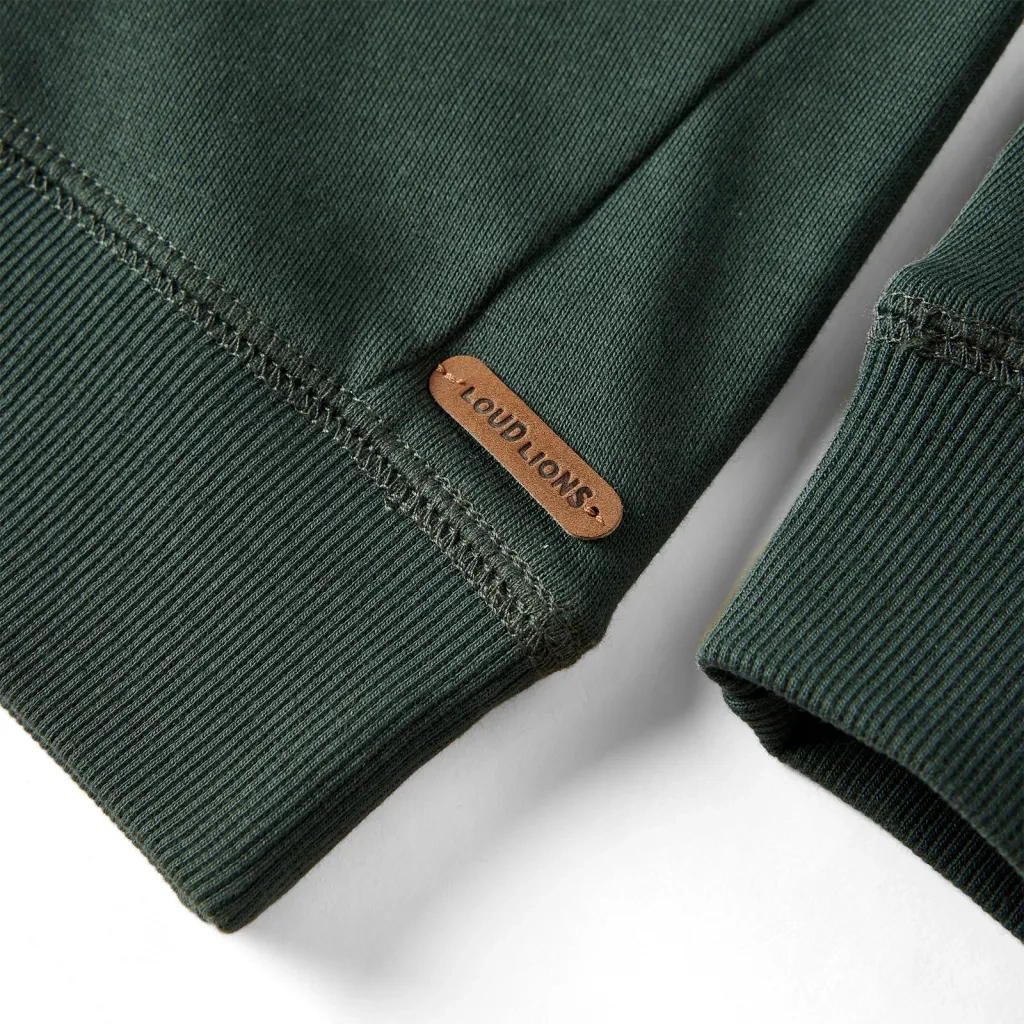 Felpa per Bambini Verde Scuro 92