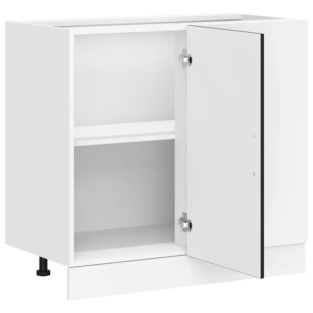 Mobiletto da cucina "Porto" nero in legno ingegnerizzato 854299