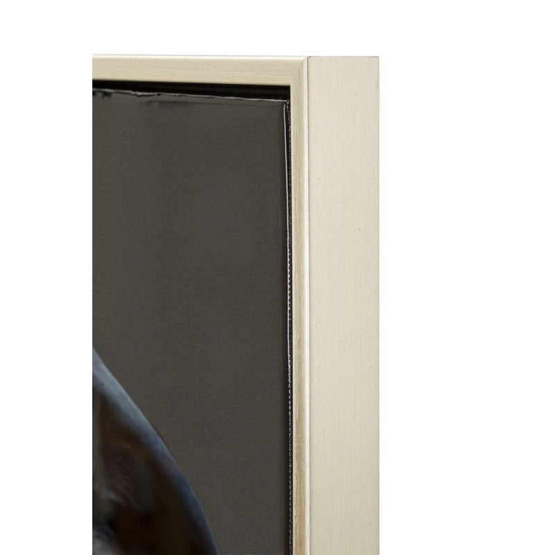 Dipinto Su Tela Laccato Edvy Con Cornice cm 53x3x73
