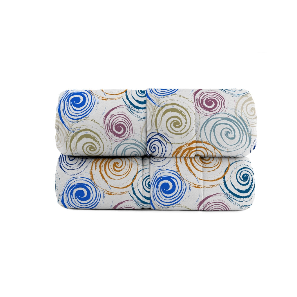 Trapunta Invernale Singola Stampata in Microfibra 200gr Spirals