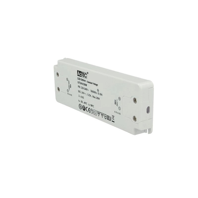 Alimentatore Trasformatore CV Super Slim 17mm 24V 30W 1,25A