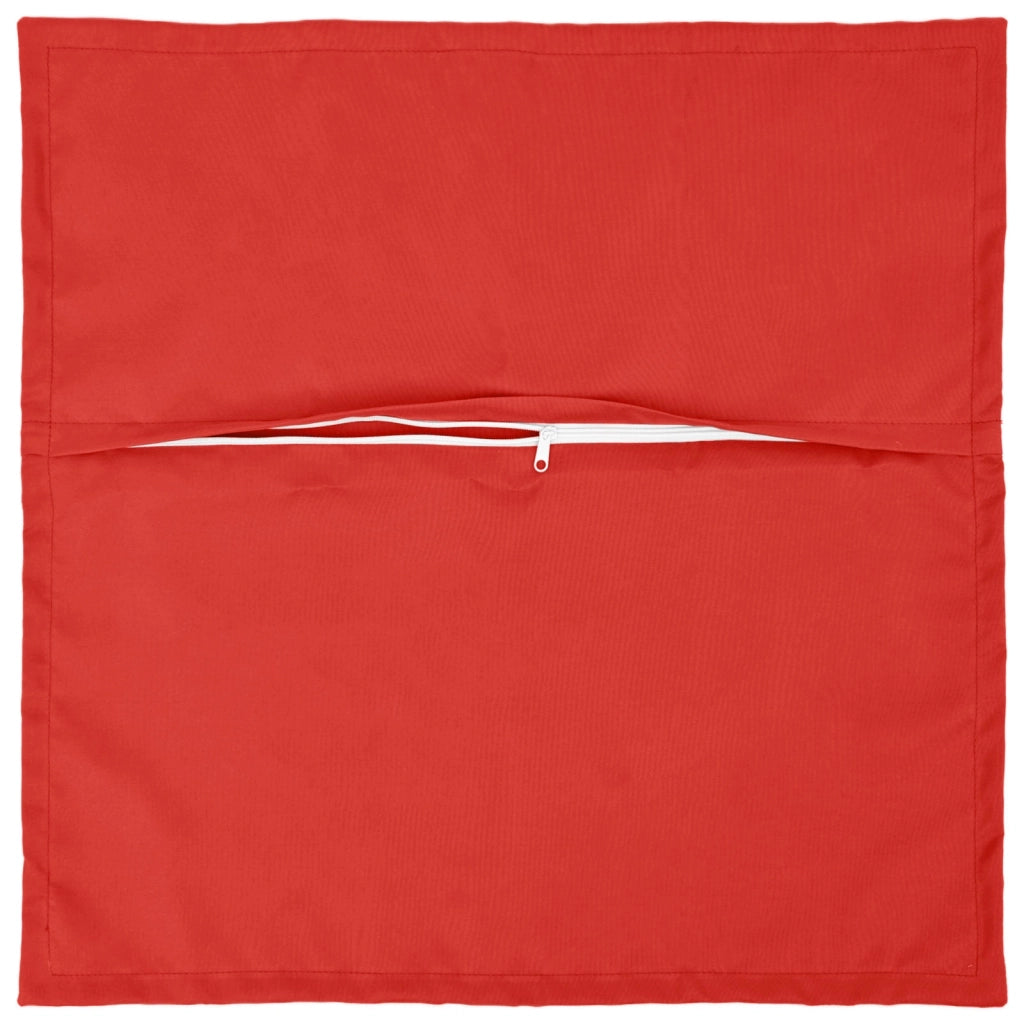 Federa 2 pz HOUTEN Rosso 55 x 55 cm Poliestere 920511