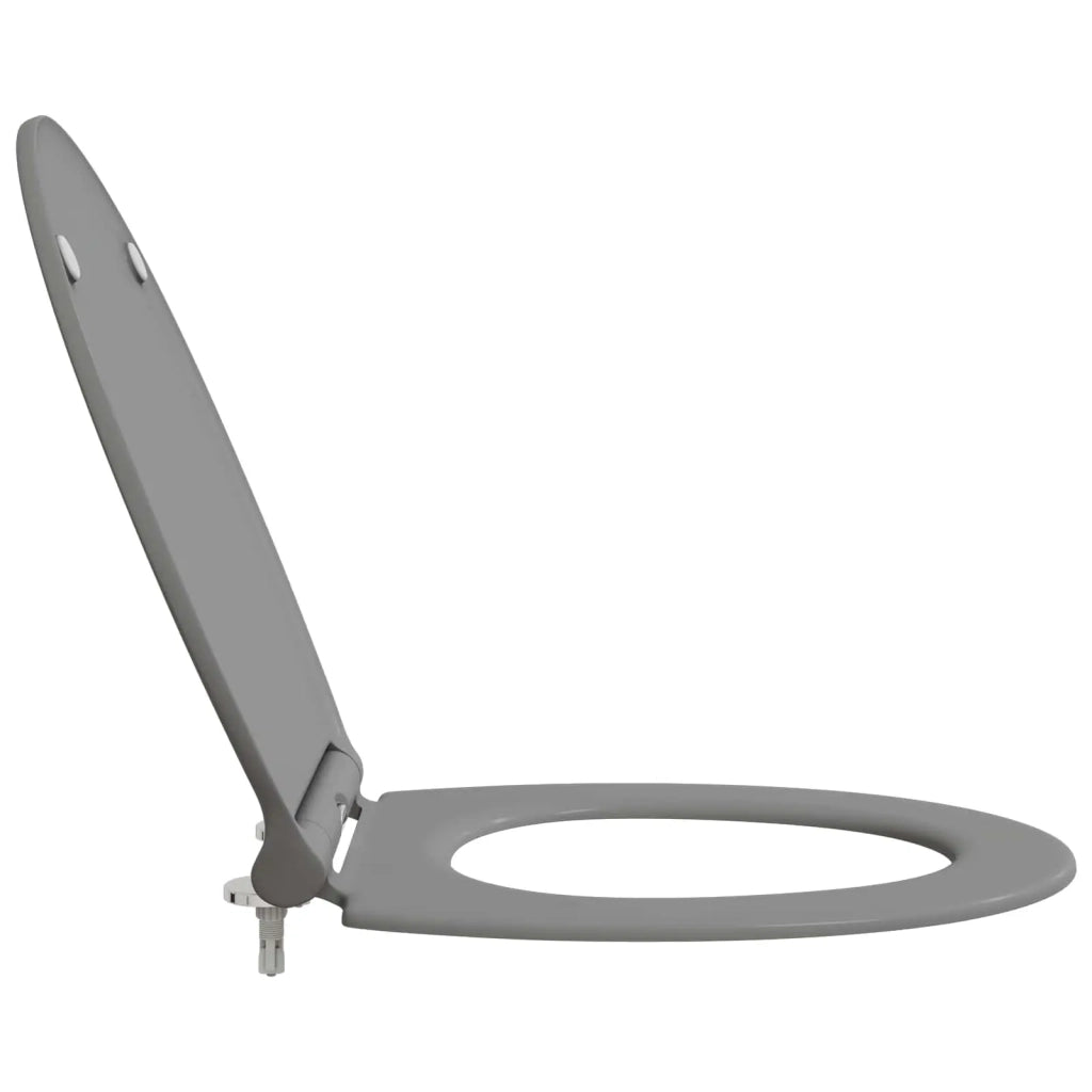 Sedile del WC Grigio 47 x 37,5 x 3,8 cm Duroplast 42002363
