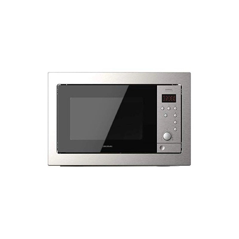 CECOTEC 01391 - Microonde da incasso GrandHeat 2500 Built-In Steel Black