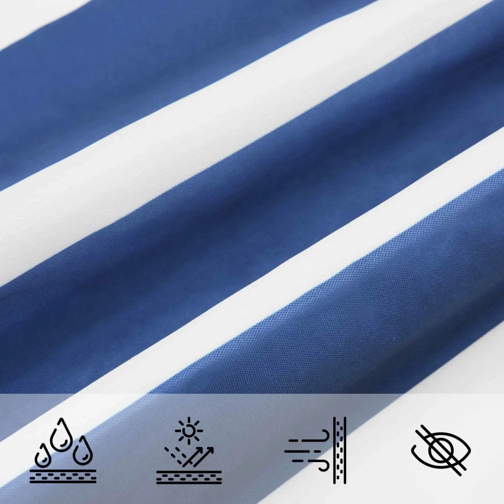 Vela da ombra solare Blu e Bianco 4,5 x 2 m 42031088