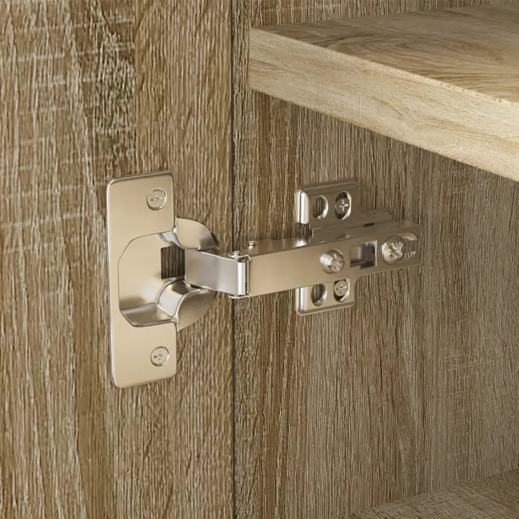 Scarpiera | Mobile per scarpe con 7 Mensole Colore Rovere