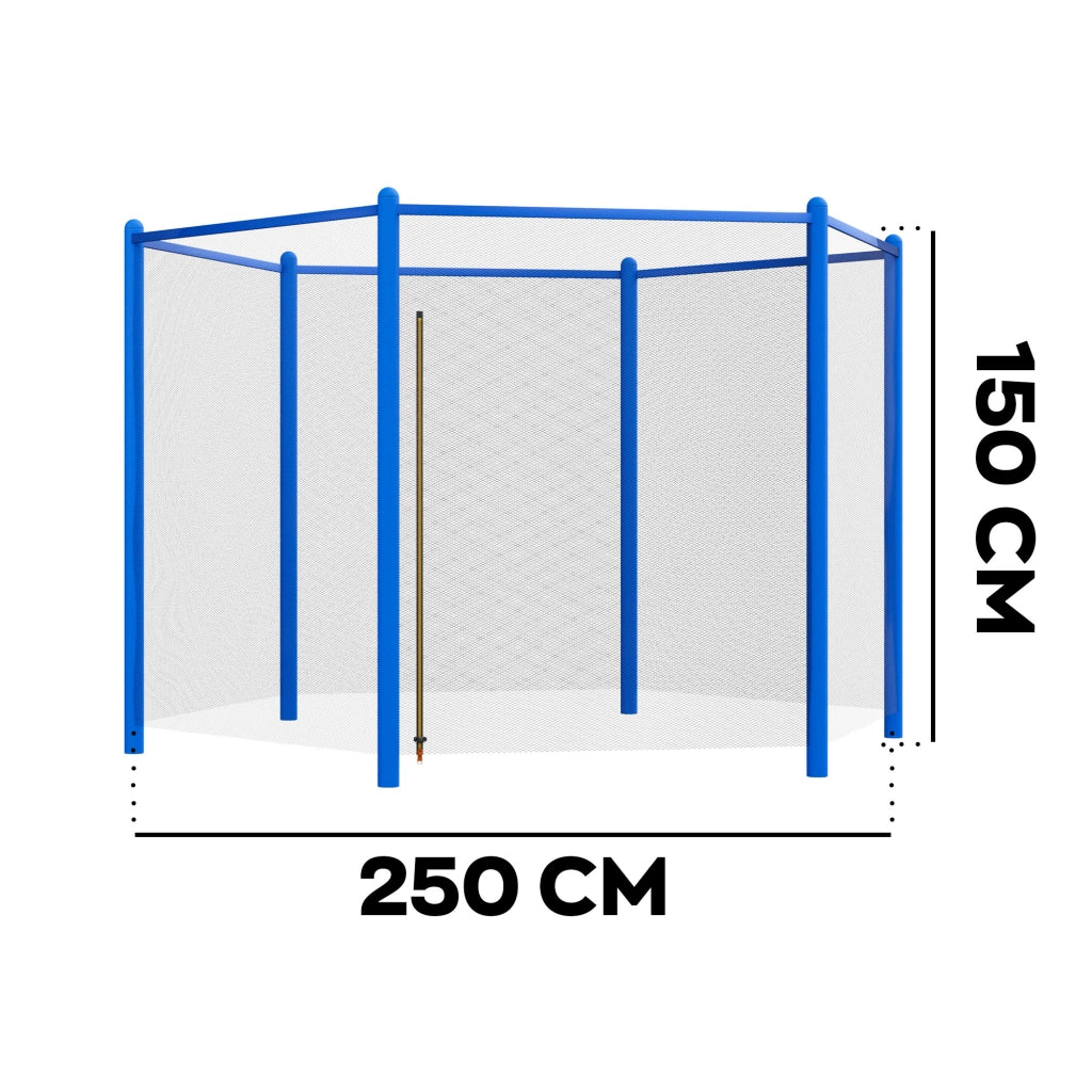 Jumpoo - Set 6 accessori di Ricambio per Trampolino Bambini Ø250 cm Blu