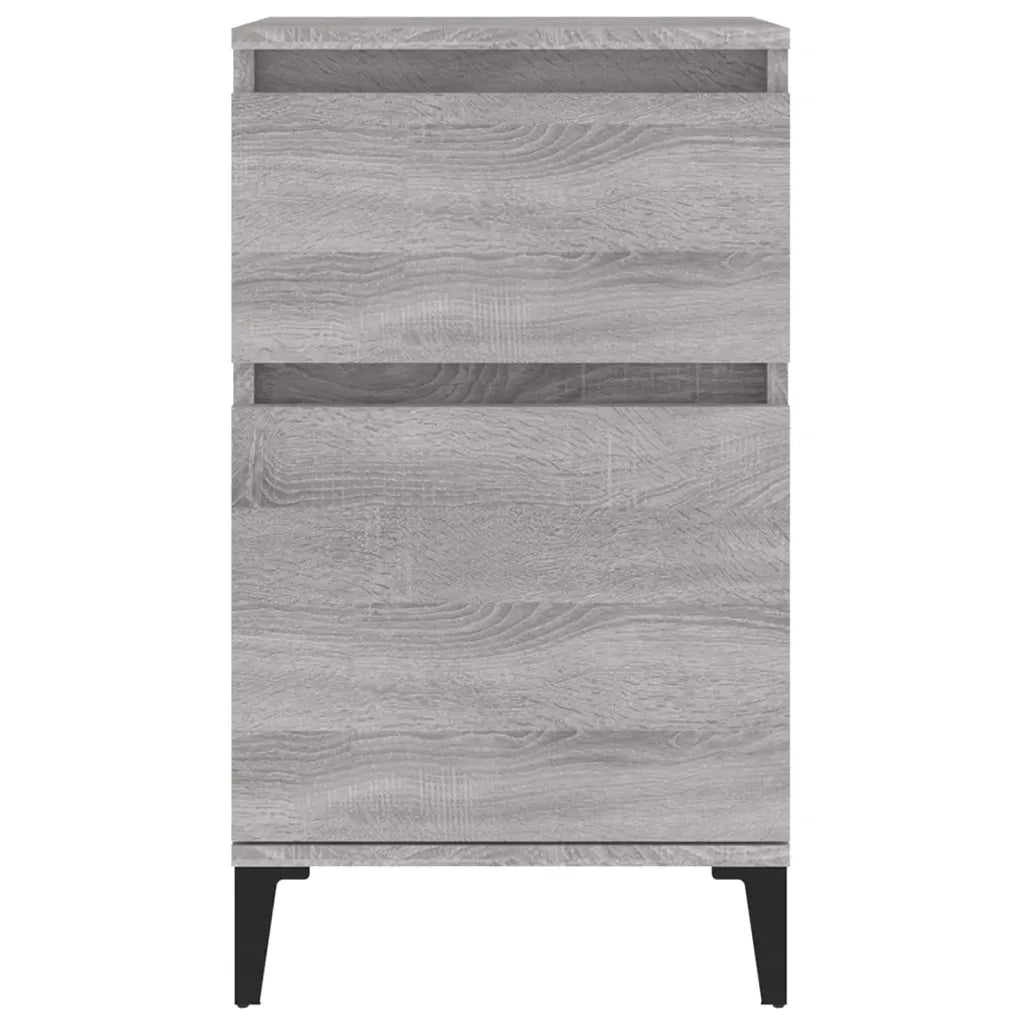 Comodino Grigio Sonoma 40x35x70 cm 819720