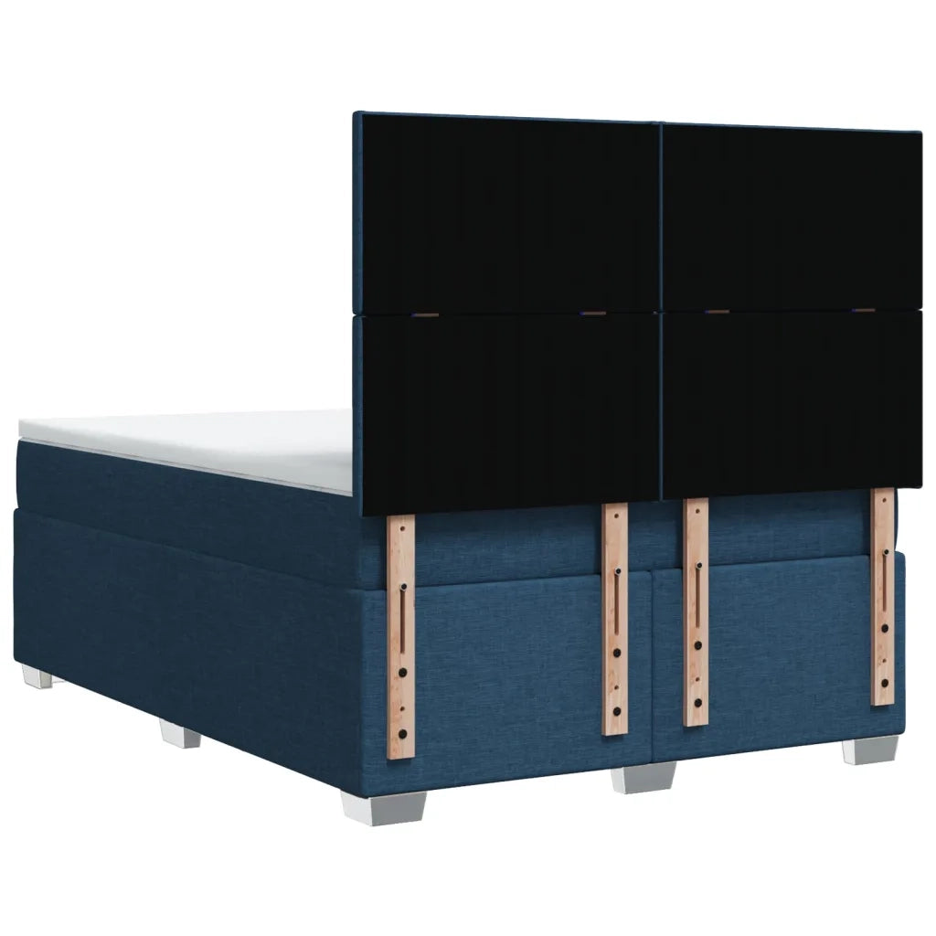 Giroletto a Molle con Materasso Blu 160x200 cm in Tessuto 3290538