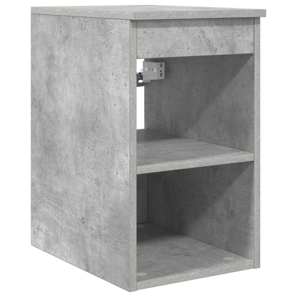 Set di mobili per il bagno 5 pz Grigio Cemento 3406954