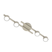 Plafoniera Fragment beige su binari 4xGX53 Emibig