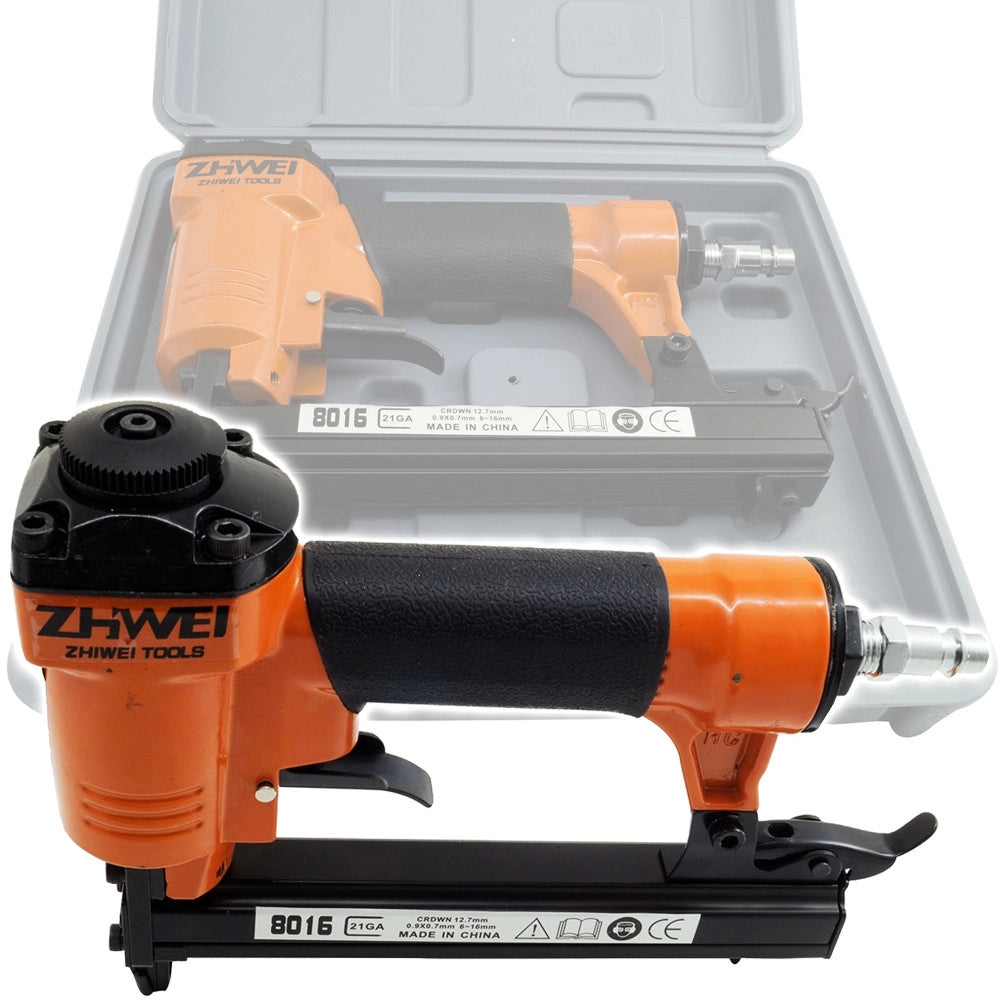 Trade Shop - Chiodatrice Graffettatrice Spillatrice Ad Aria Compressa 6-16 Mm Pneumatica -