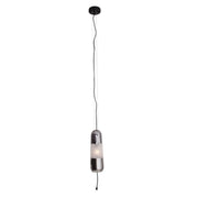 Lampada a sospensione Maxlight Mauri vetro fumé E14