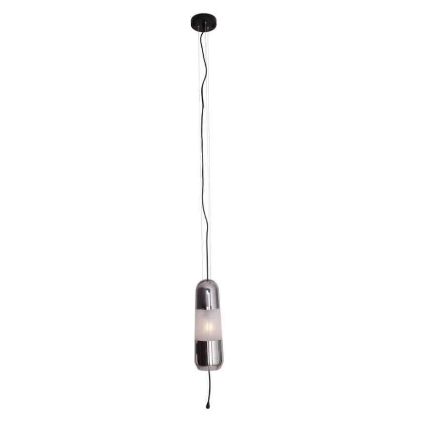 Lampada a sospensione Maxlight Mauri vetro fumé E14