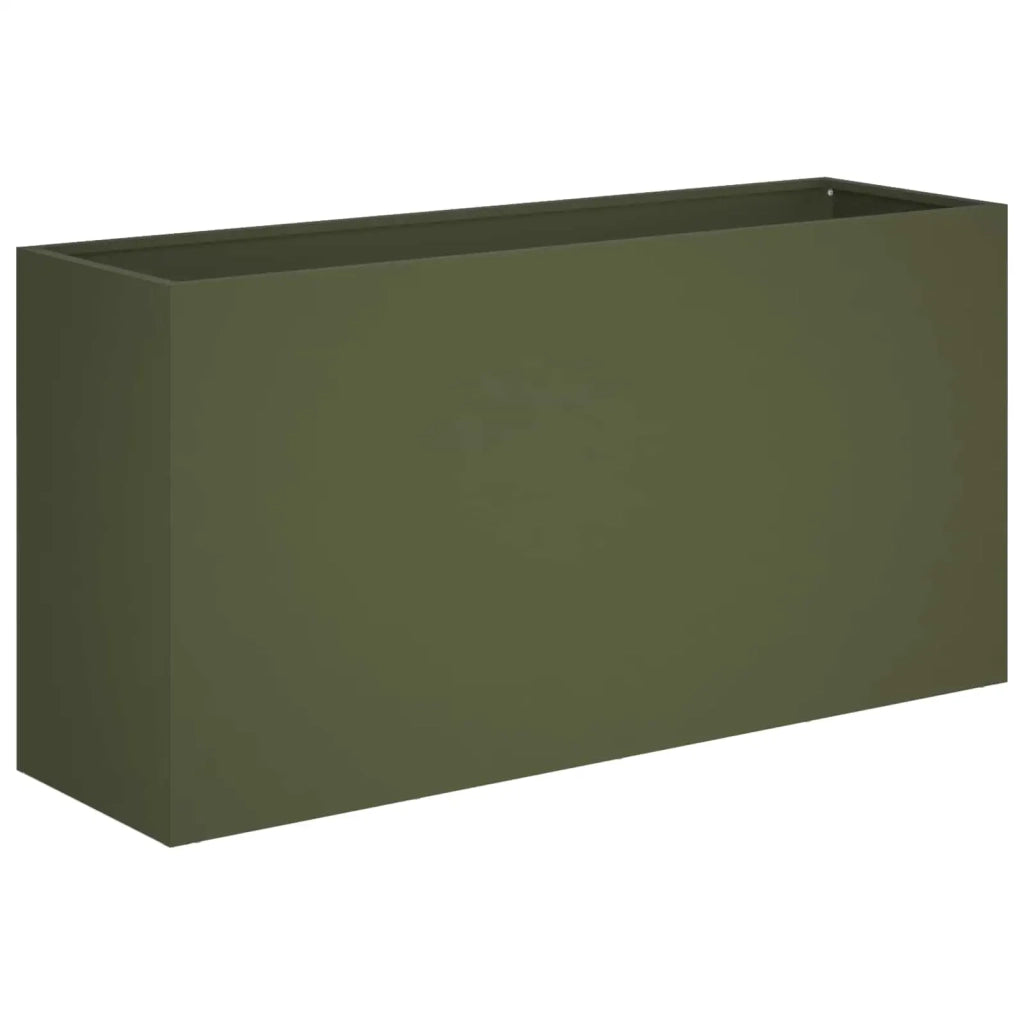 Vaso da giardino Verde Oliva 100 x 30 x 50 cm 8005630