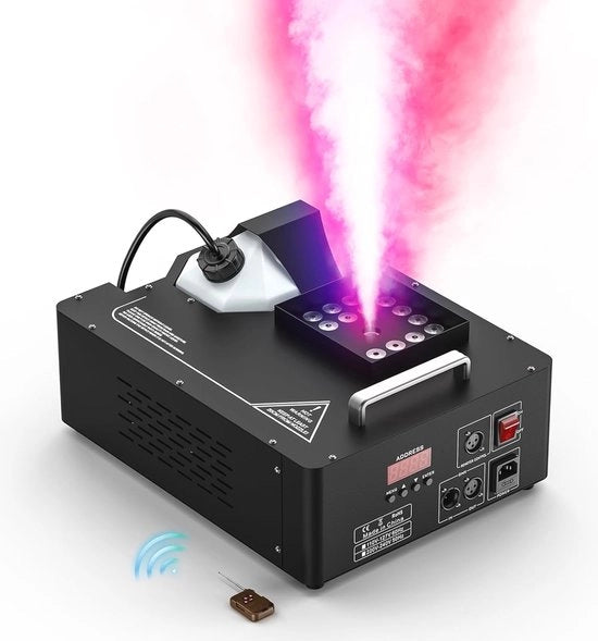 Mistmachine con 24 effetti LED RGB e telecomando wireless per eventi