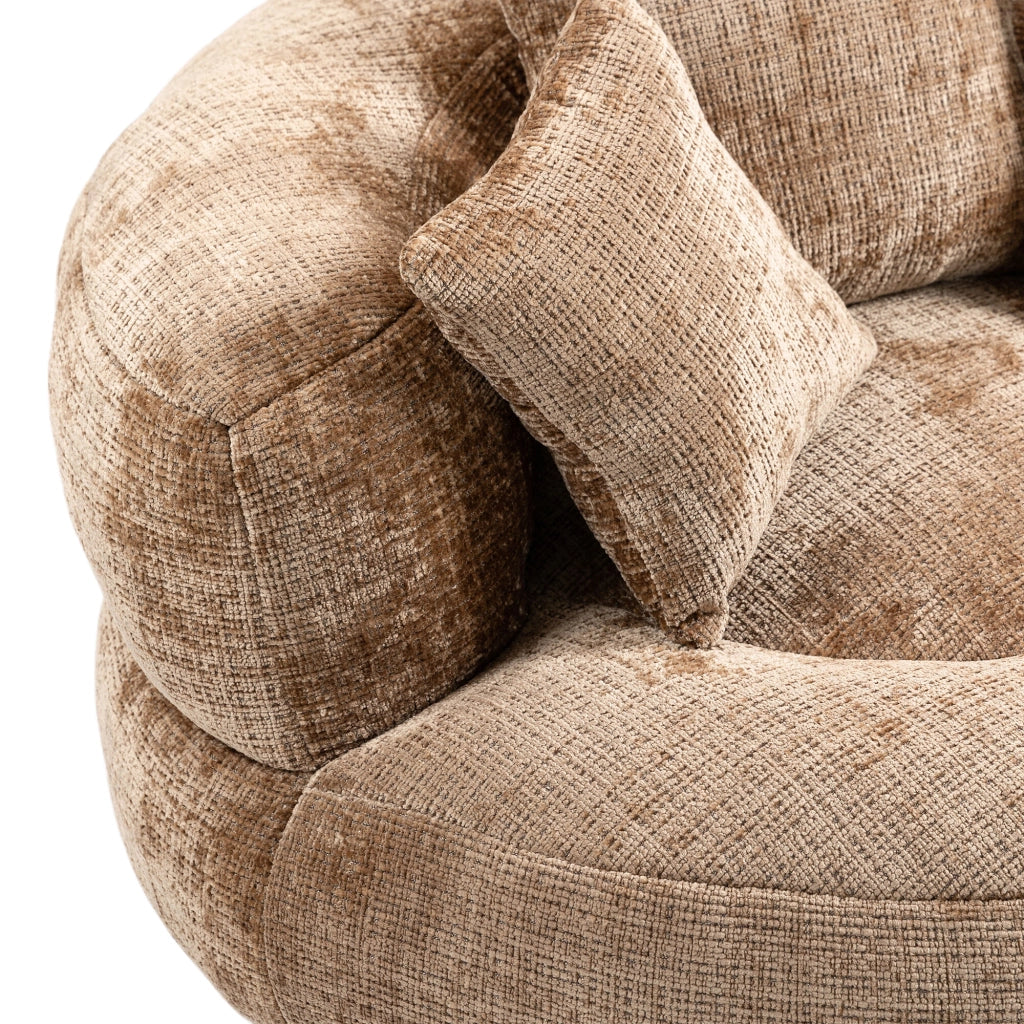 Divano Poltrona Gaming con Cuscini ¨C MINIMAL ¨C Tessuto Chenille, Singolo