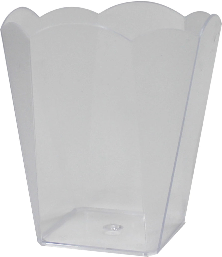 COPPETTA FIORE IN PLASTICA IN SET DA 12 PEZZI DA 130 CC