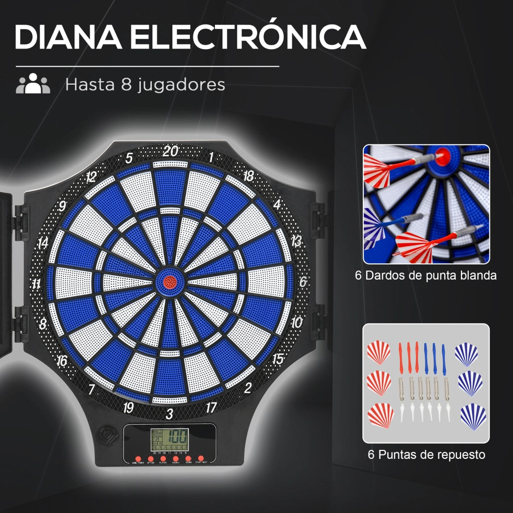 Tavolo da gioco elettronico pieghevole ¨C Minimal ¨C Nero 83x45cm