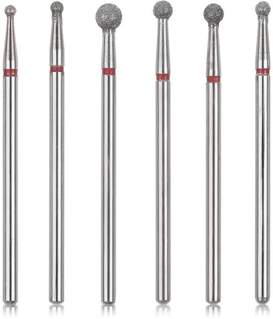 Set di punzoni per unghie da 6 pezzi - punzoni per unghie professionale - sicurezza da foratura - elettrico punzoni per unghie - attrezzatura manicure/pedicure - punzoni per unghie in acciaio