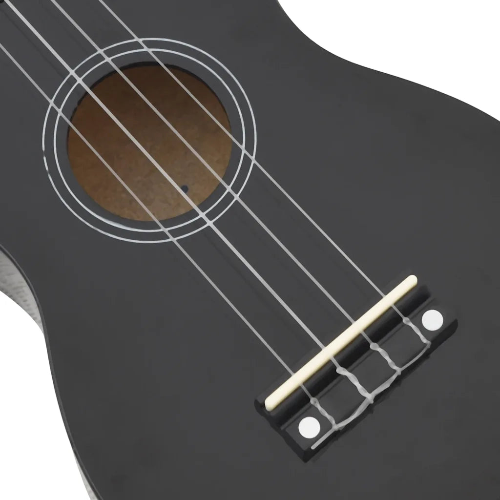 Set Ukulele Soprano con Borsa per Bambini Nera 21" 70147
