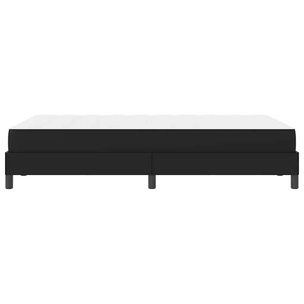 Struttura del letto con materasso Nero 120 x 190 cm Tessuto 3398618