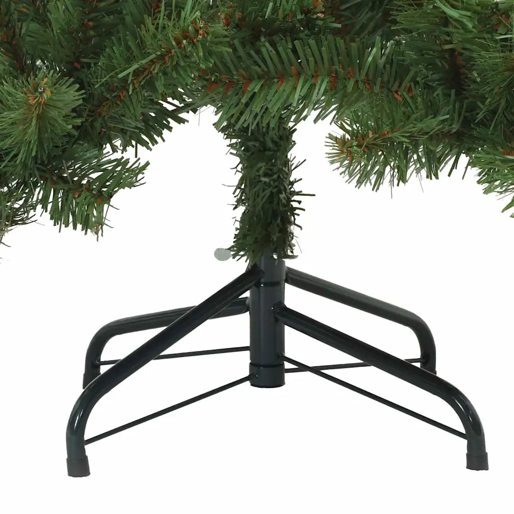 Albero di Natale Artificiale con Rami Pieghevoli Verde 150 cm 42019322