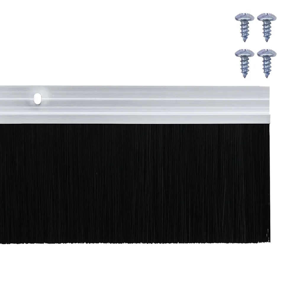 Spazzole per porte a vite 2 pcs Argento 100 cm 42019488