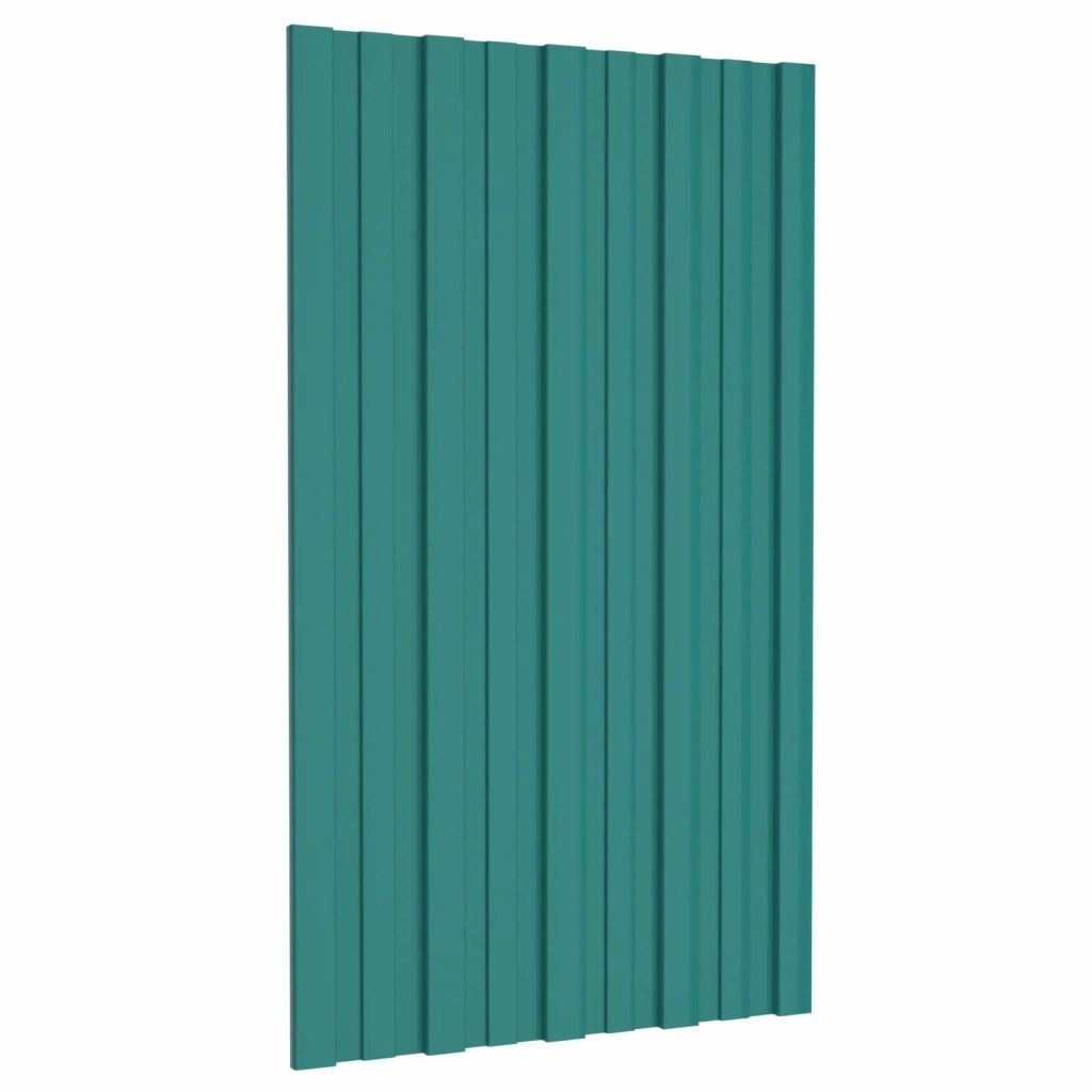 Pannello per tetto 36 pcs Verde 80 x 45 cm Acciaio zincato 42047110