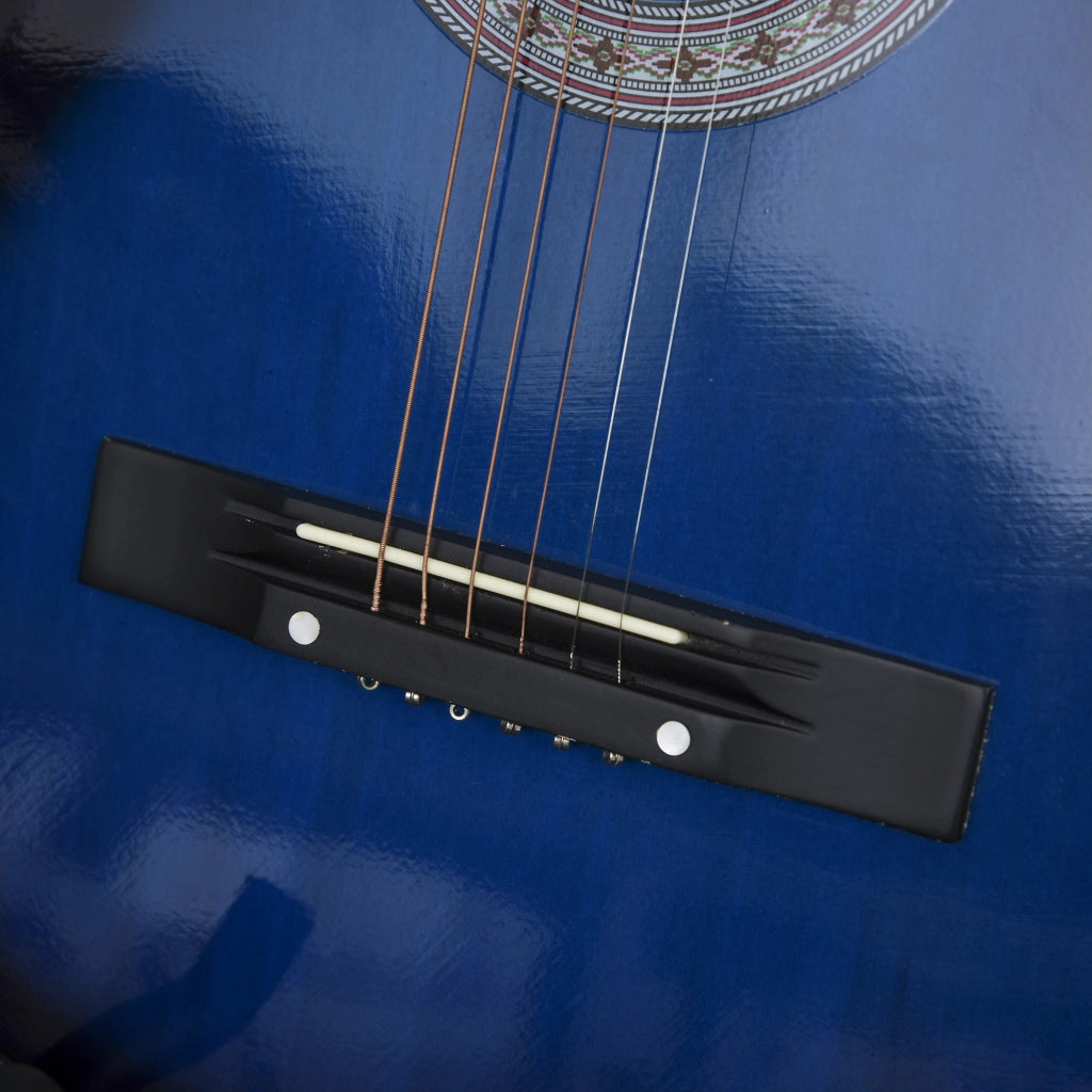 Kit chitarra elettrica ¨C Minimal ¨C 96,5x35,8x8,5cm, blu e nero