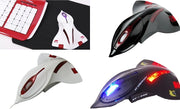MOUSE 3D OTTICO USB ASTRONAVE SPAZIALE 1200 DPI CON LUCI PER PC WINDOWS MAC
