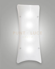 MILTON PLAFONIERA BIANCA 30X70 CM. 3113-66-102