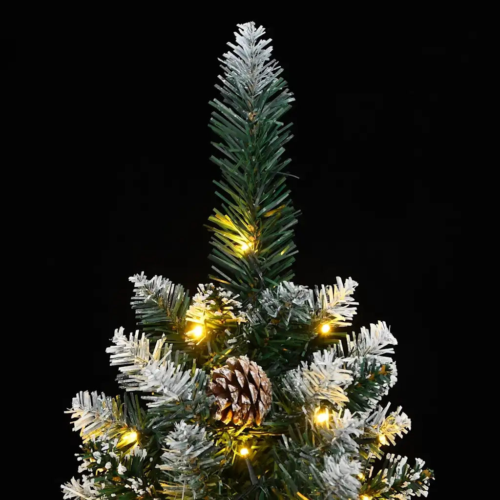 Albero di Natale Artificiale Sottile con 300 LED 180 cm 3315780