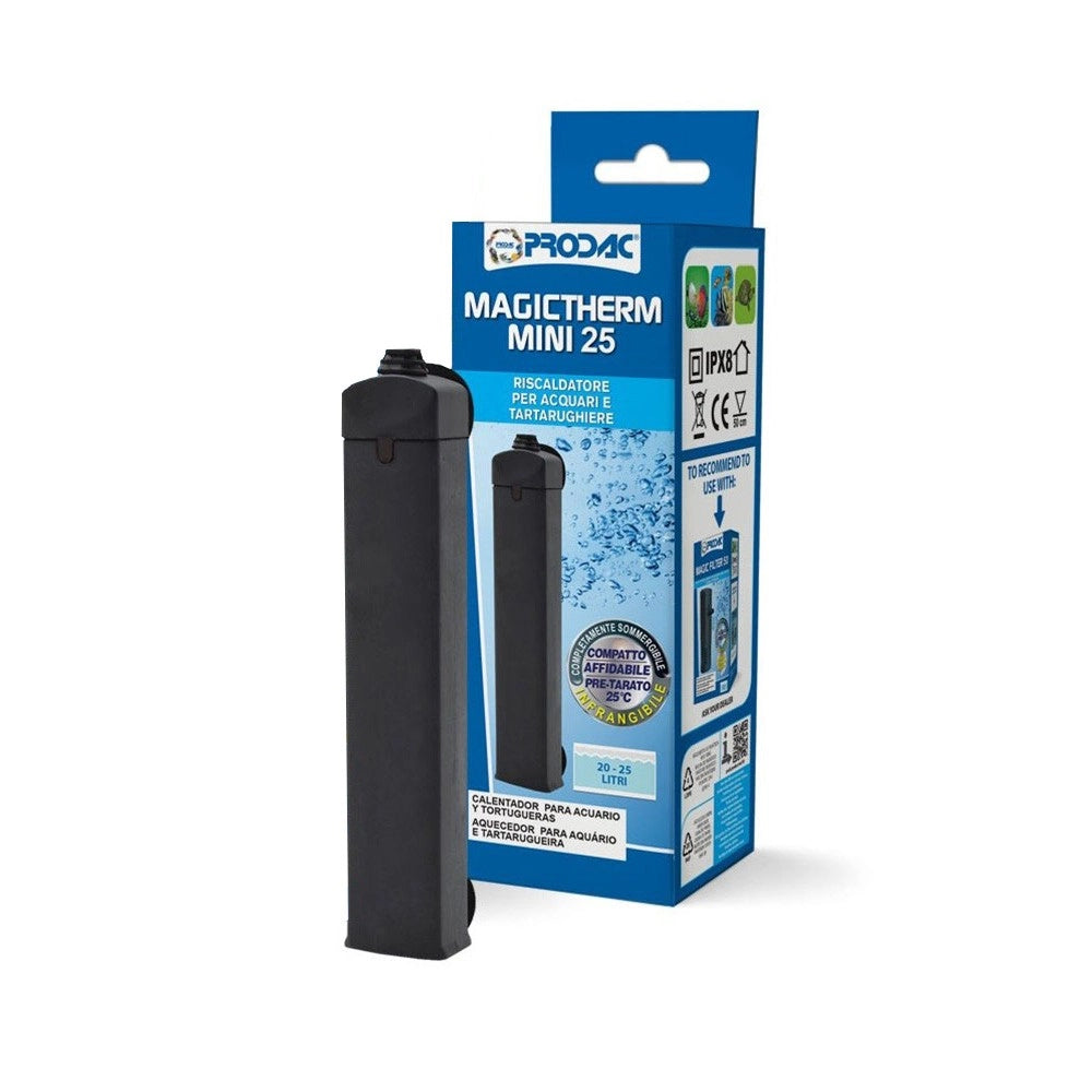 Prodac Magictherm Mini 25 Watt - Termoriscaldatore infrangibile per acquari e tartarughiere