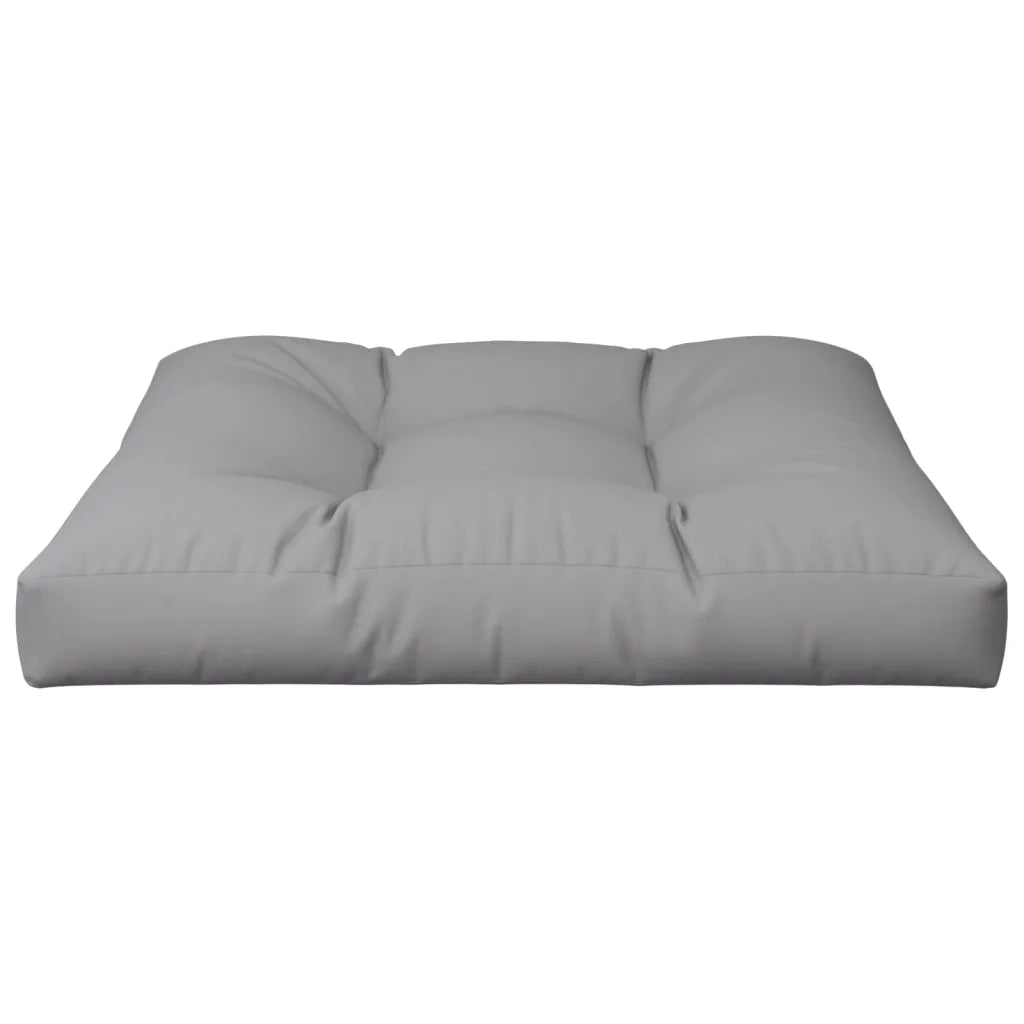 Cuscino per Pallet Grigio 70x70x12 cm in Tessuto 360470