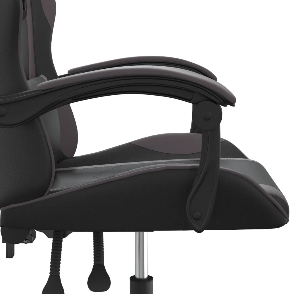 Sedia da Gaming Nera e Grigia in Similpelle 3143870