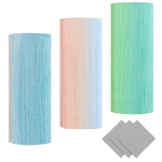 Custodia rigida per occhiali con tovaglia microfibra - Multicolore - 3 pezzi - Donna e uomo