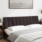 Cuscino Testiera Hanko Marrone Scuro 180 cm in Tessuto 4019180