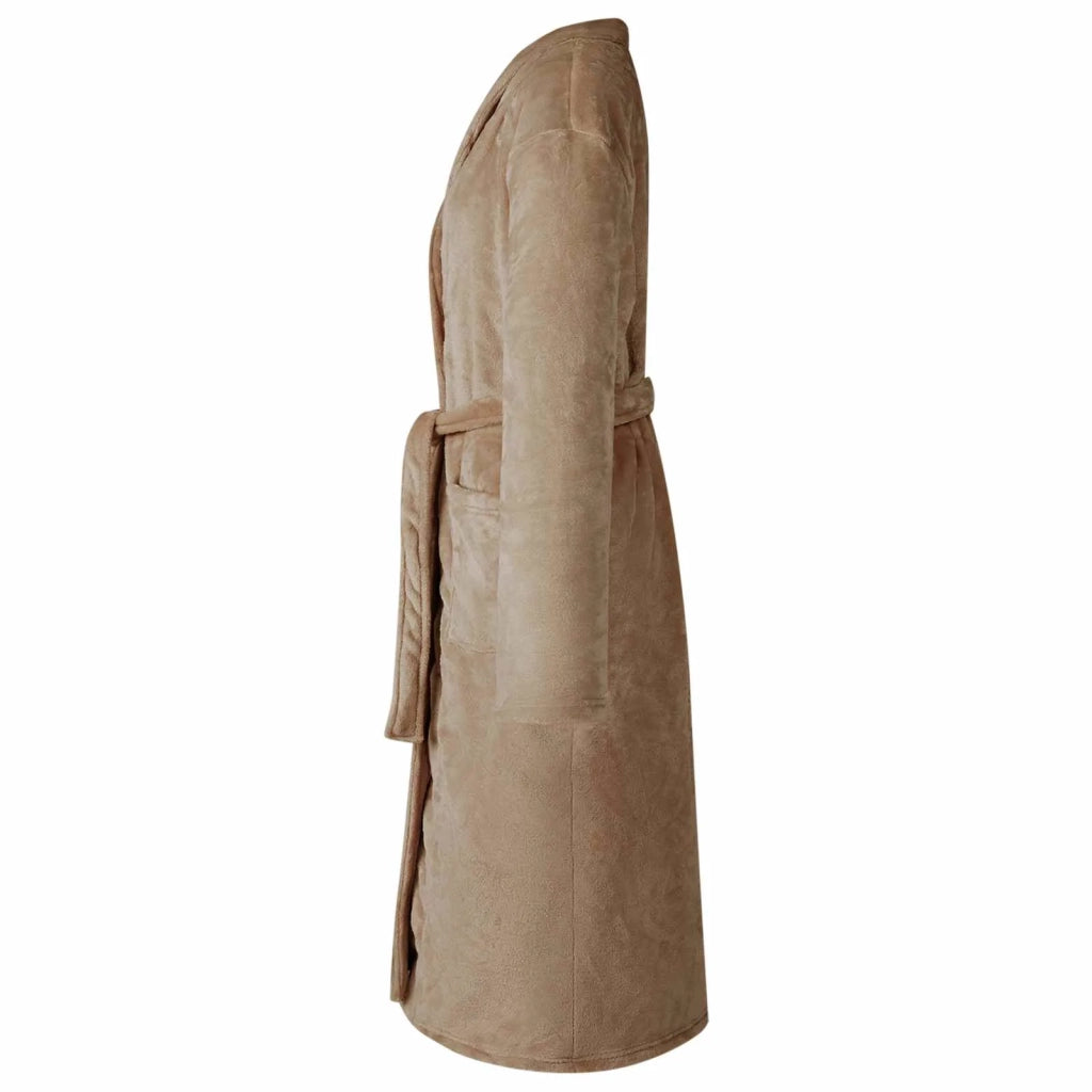 Accappatoio senza Cappuccio Cammello m Flanella 42017268