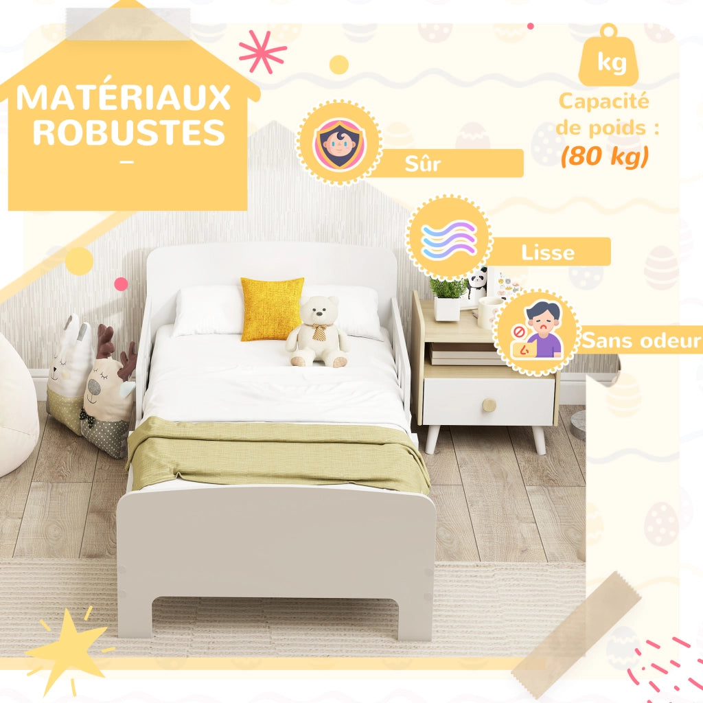 Letto a Soppalco Bambini ¨C Minimal ¨C 143,5x74,2x54 cm Bianco