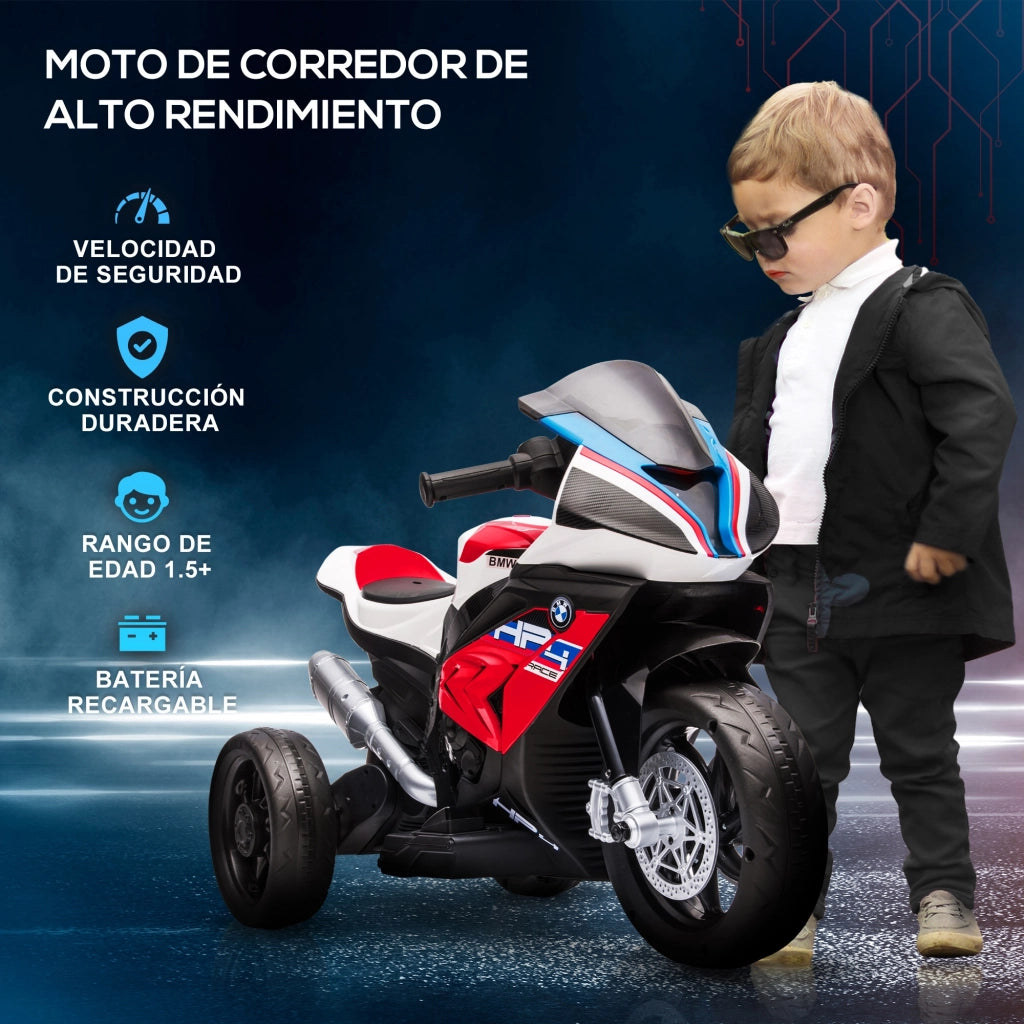 Moto Elettrica per Bambini ¨C Minimal ¨C 82.5x42x54 cm Rosso